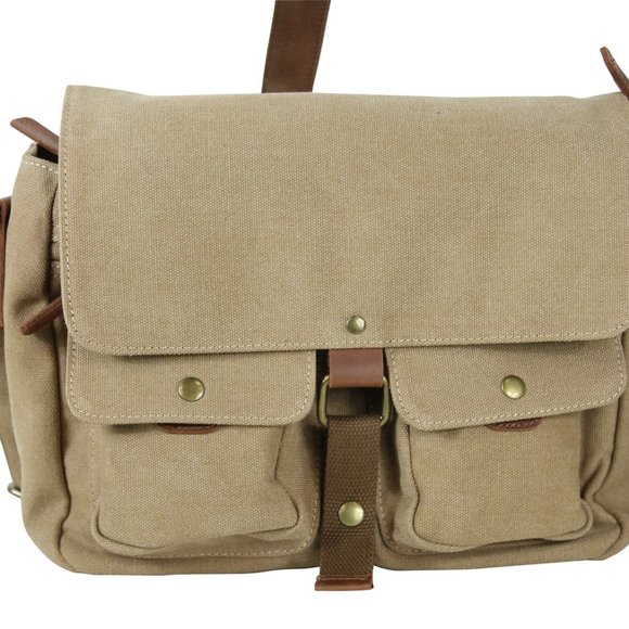Vagarant 12" Small Canvas Messenger Bag Cavas Shoulder Bag Canvas Bag C54KK